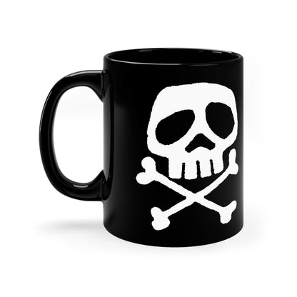 Captain Harlock "Crossbones" 11oz Black Mug