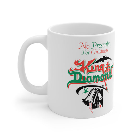 King Diamond "No Presents For Christmas" Ceramic Mug 11oz