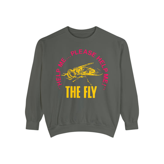 The Fly "Help Me" Garment-Dyed Sweatshirt