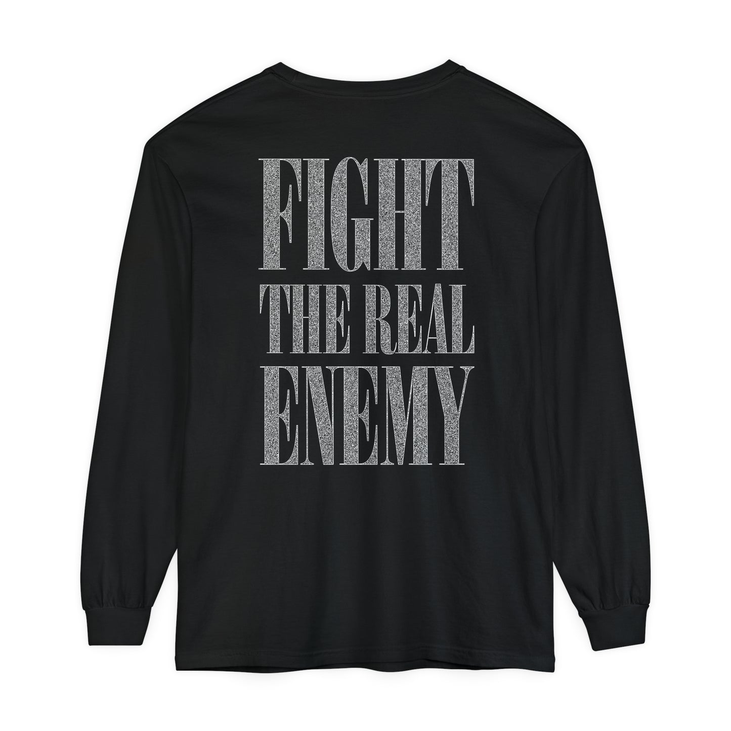 Sinéad O'Connor "Fight The Real Enemy" Garment-Dyed Long Sleeve T-Shirt