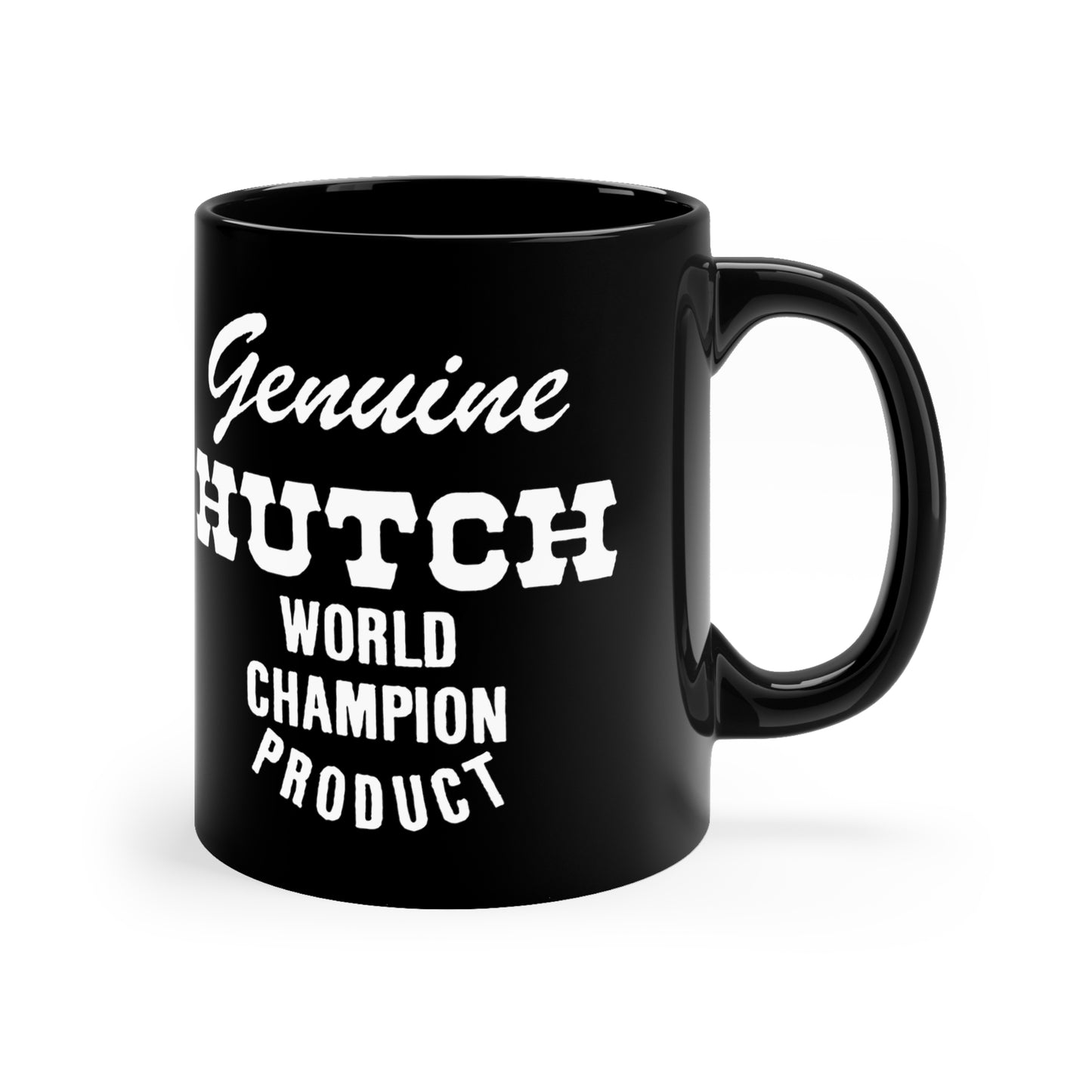 Hutch "World Champion" 11oz Black Mug