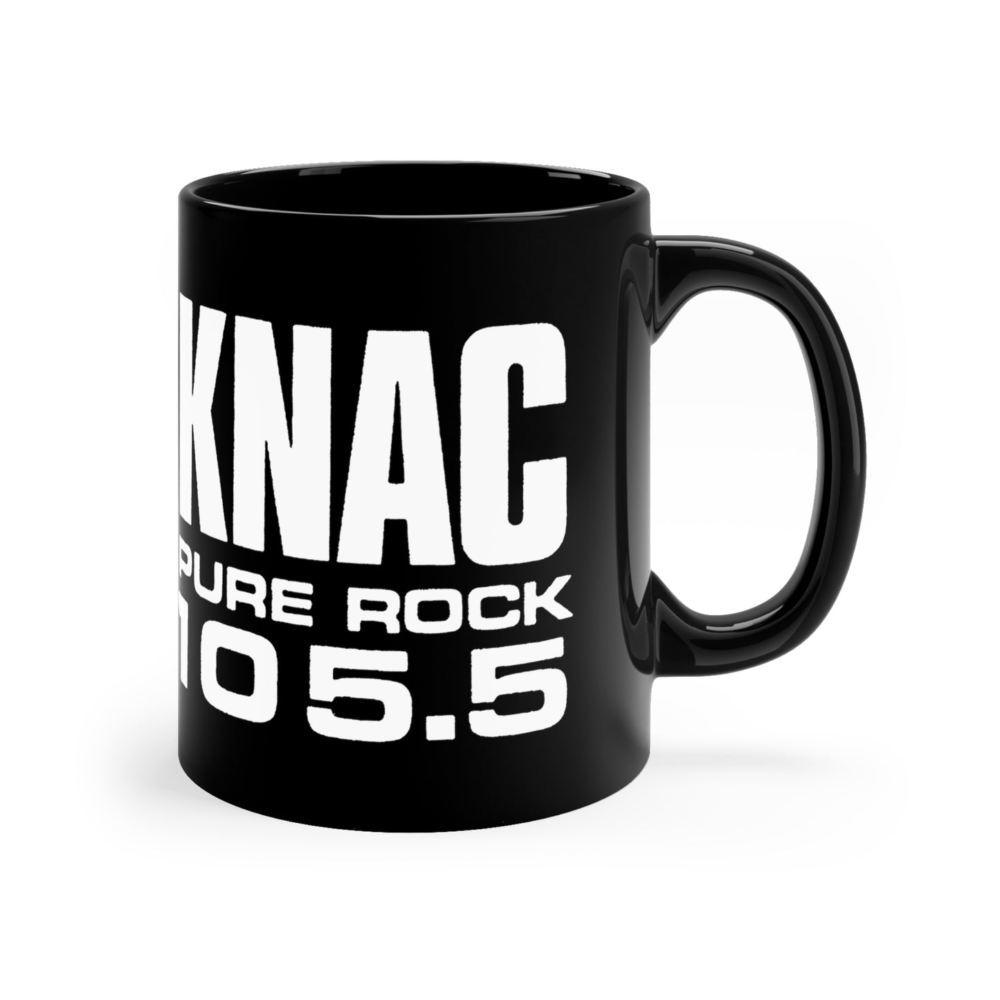 KNAC "Pure Rock 105.5" 11oz Black Mug