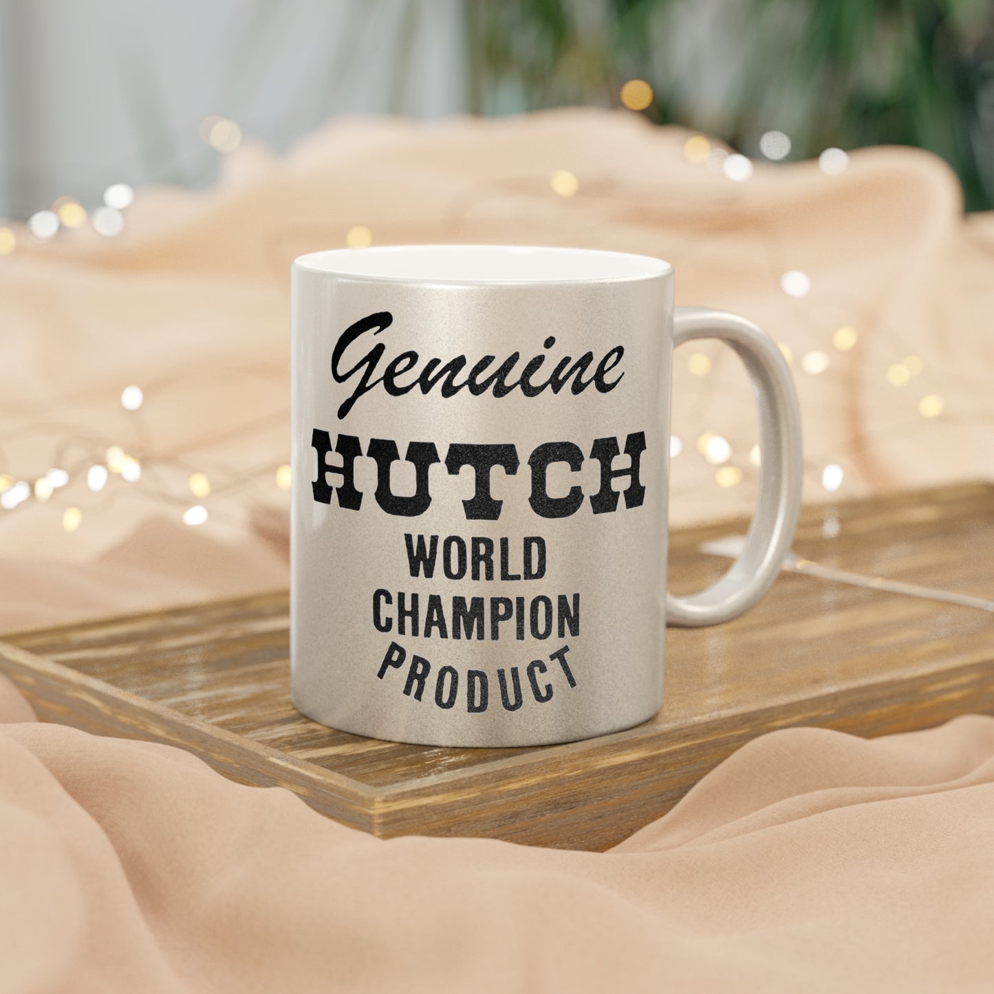 Hutch "World Champion" Metallic Mug