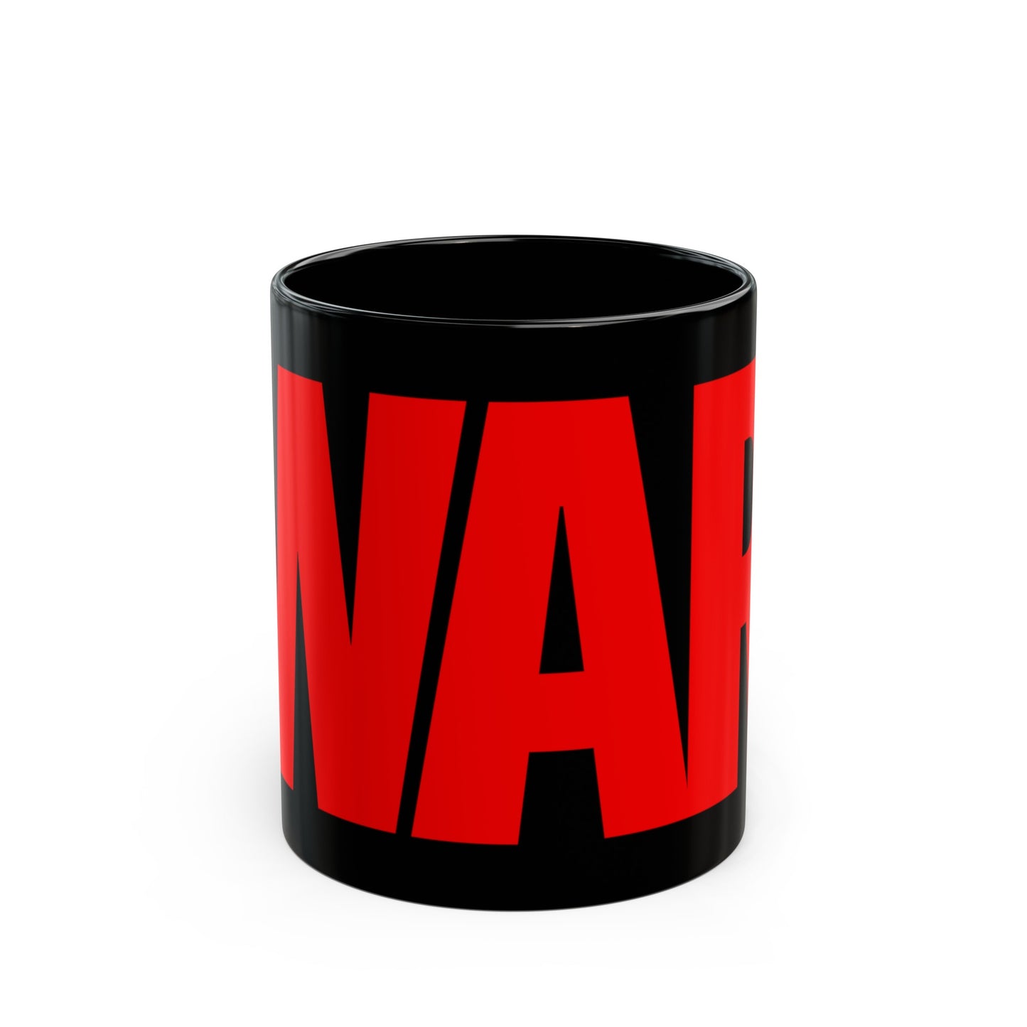 WAR "Logo" 11oz Black Mug