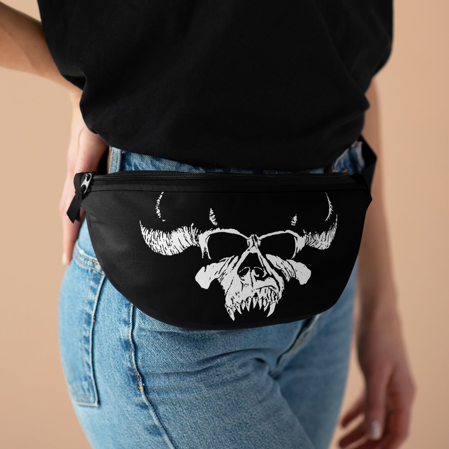 Danzig "Skull" Black Sling Bag/Fanny Pack