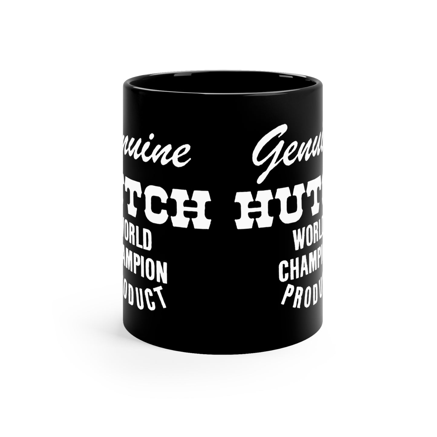 Hutch "World Champion" 11oz Black Mug