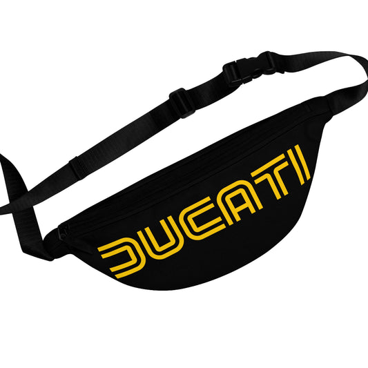 Ducati "Logo: 1975" Black Sling Bag/Fanny Pack