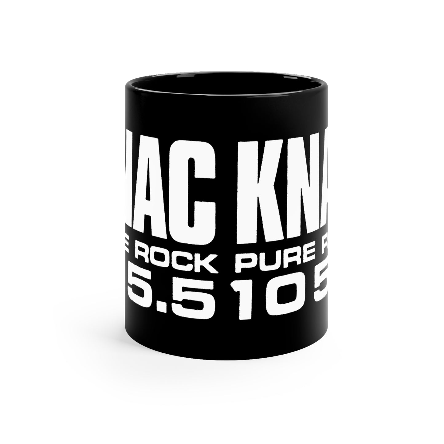 KNAC "Pure Rock 105.5" 11oz Black Mug