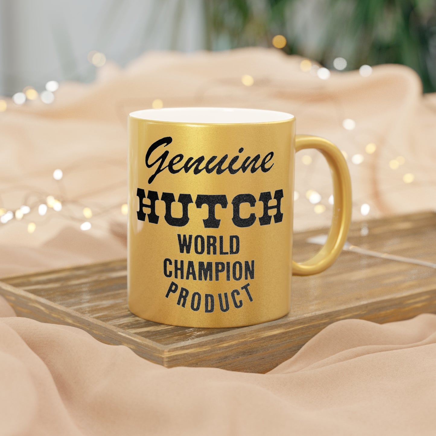 Hutch "World Champion" Metallic Mug