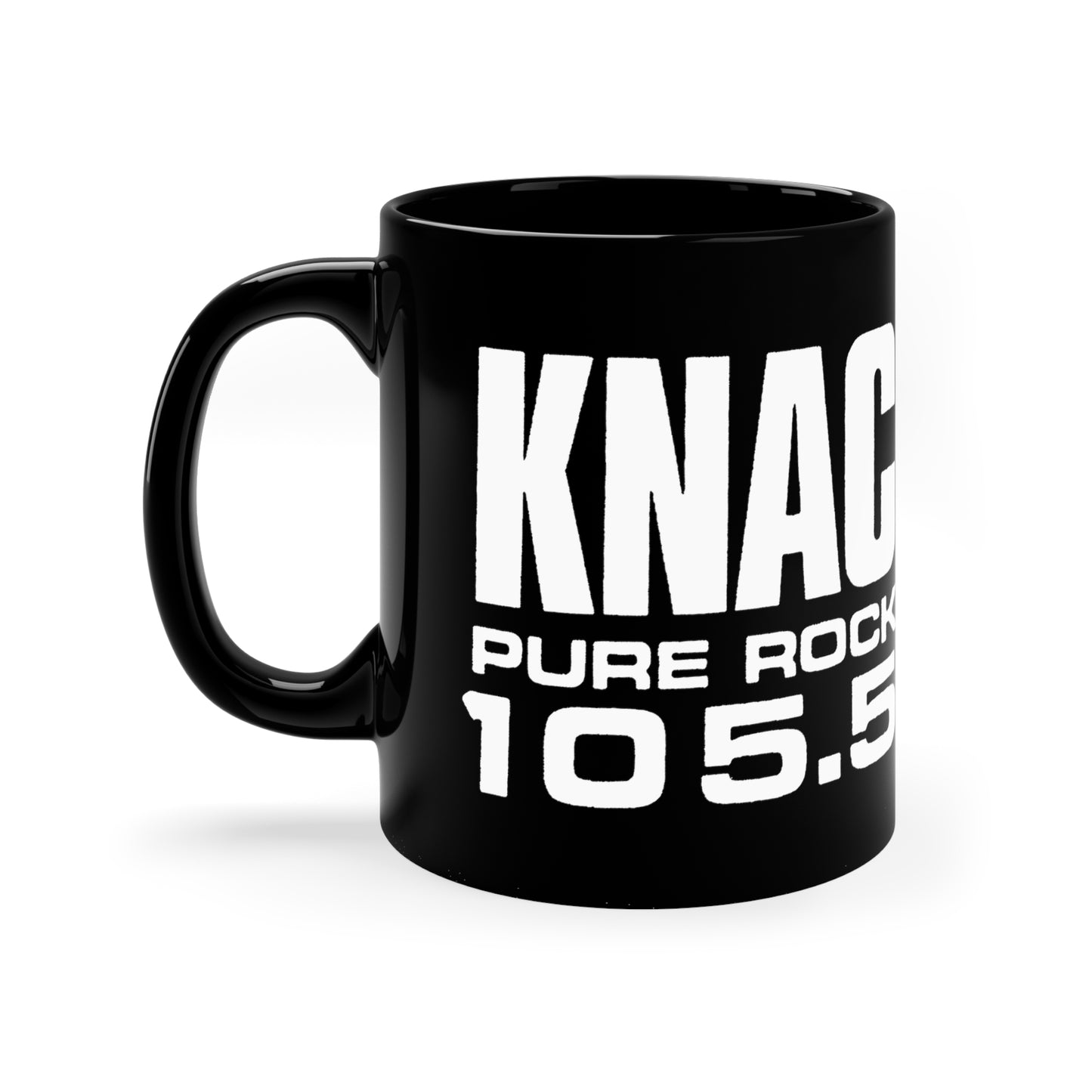 KNAC "Pure Rock 105.5" 11oz Black Mug