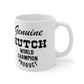 Hutch "World Champion" White Ceramic Mug 11oz