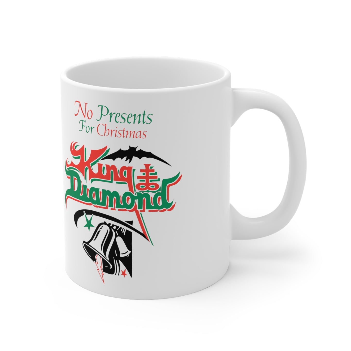 King Diamond "No Presents For Christmas" Ceramic Mug 11oz