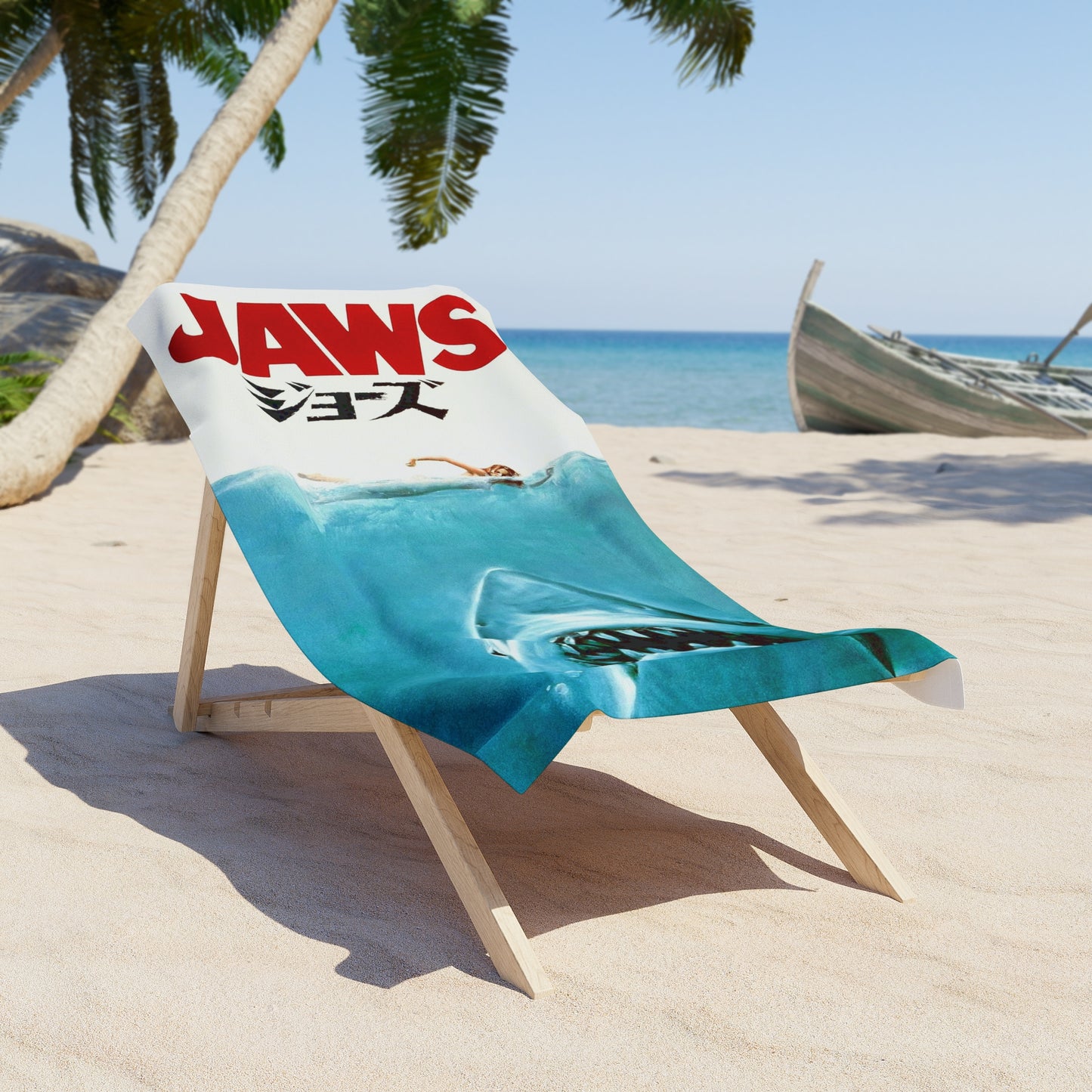 Jaws "Japanese Poster" Beach Towel