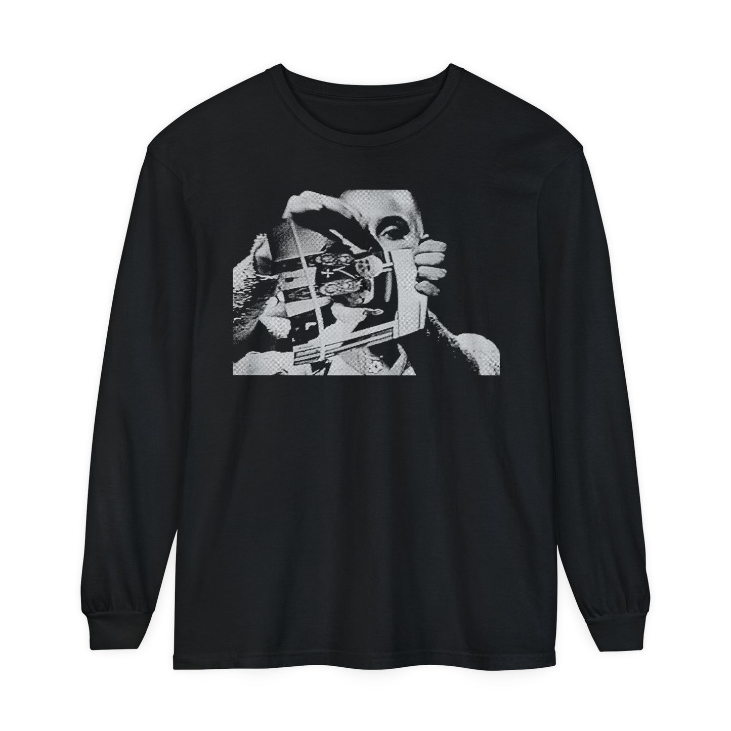 Sinéad O'Connor "Fight The Real Enemy" Garment-Dyed Long Sleeve T-Shirt