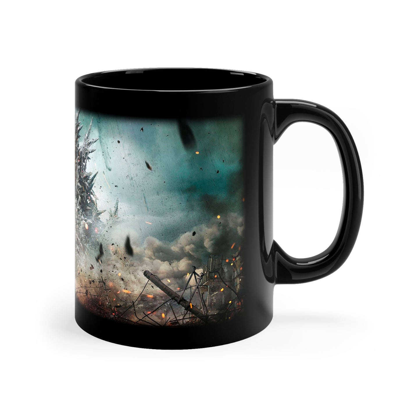 Godzilla "Minus One Destruction" 11oz Black Mug