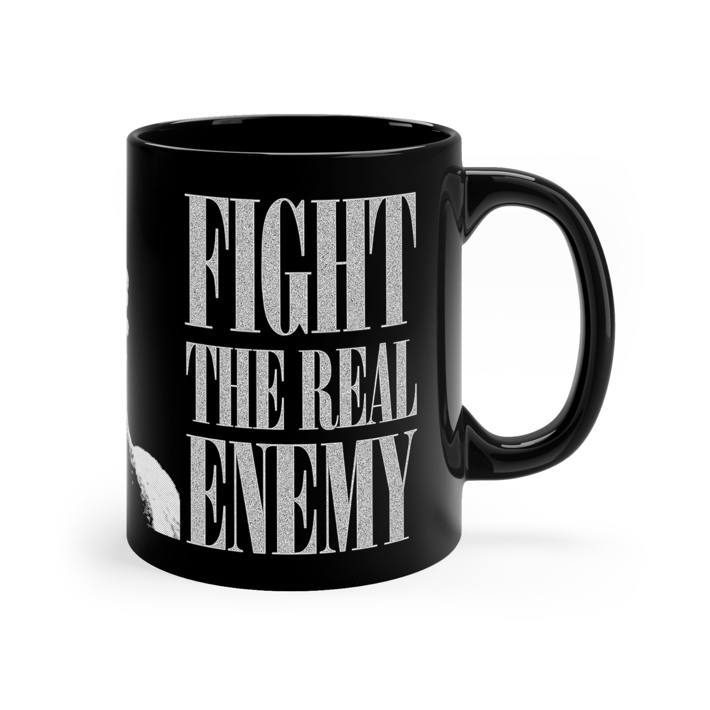 Sinéad O'Connor "Fight The Real Enemy" 11oz Black Mug