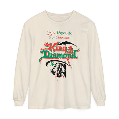 King Diamond "No Presents For Christmas" Garment-Dyed Long Sleeve T-Shirt