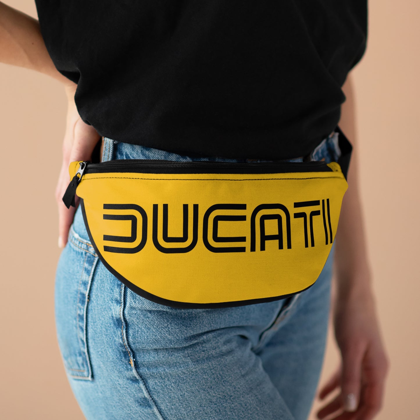 Ducati "Logo: 1975" Gold Sling Bag/Fanny Pack