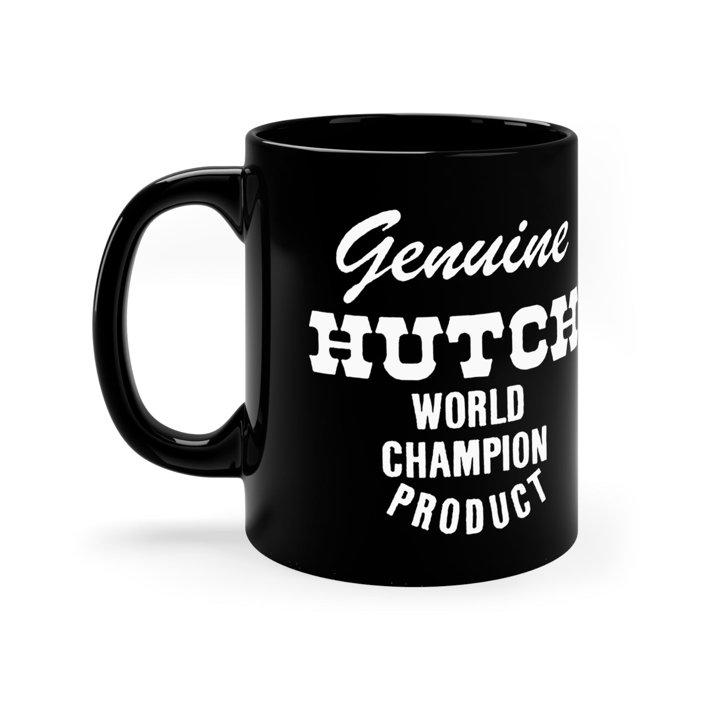 Hutch "World Champion" 11oz Black Mug