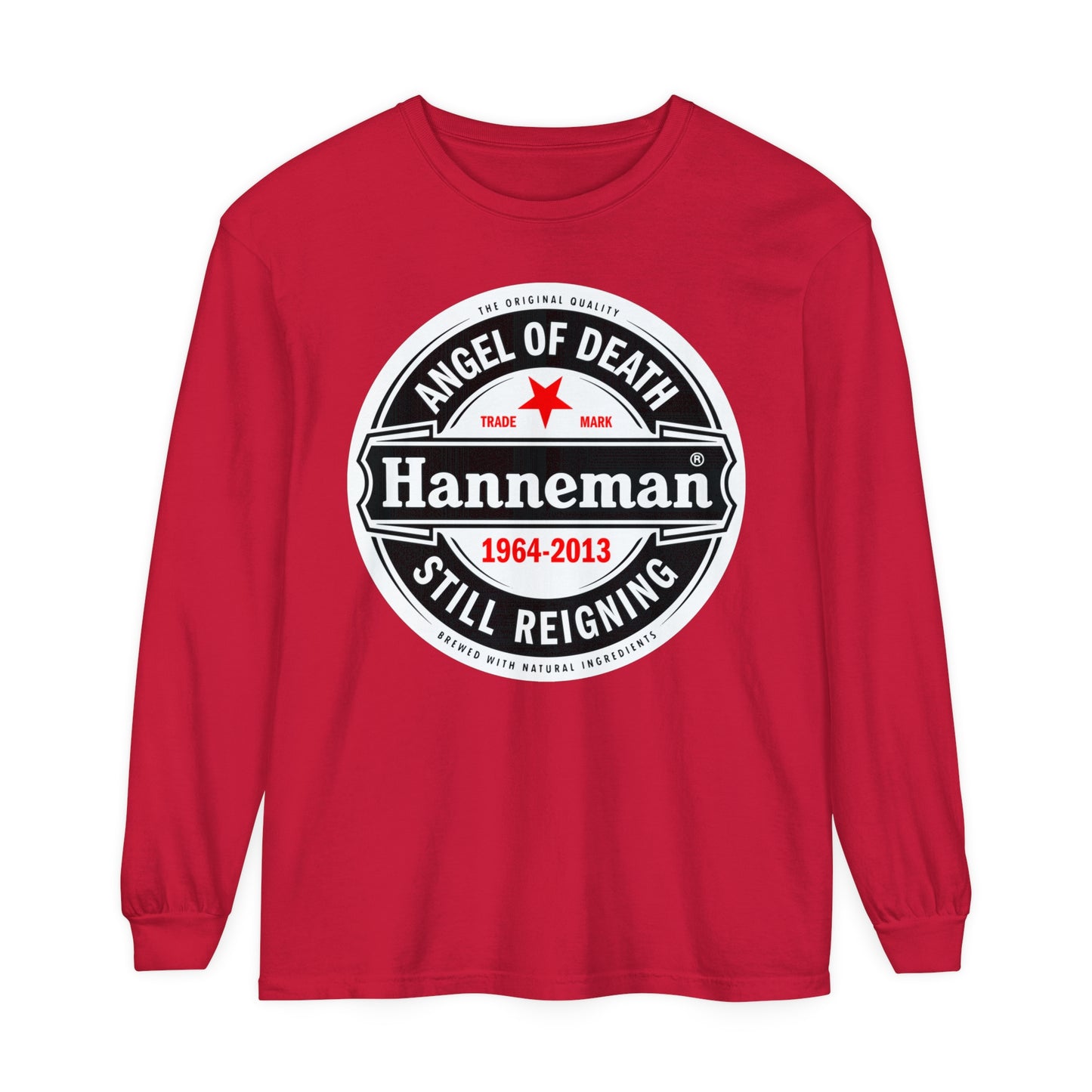 Slayer "Hanneman: Still Reigning" Garment-Dyed Long Sleeve T-Shirt