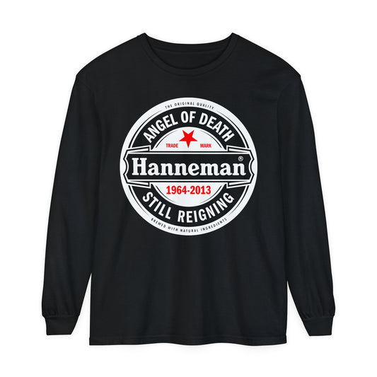 Slayer "Hanneman: Still Reigning" Garment-Dyed Long Sleeve T-Shirt