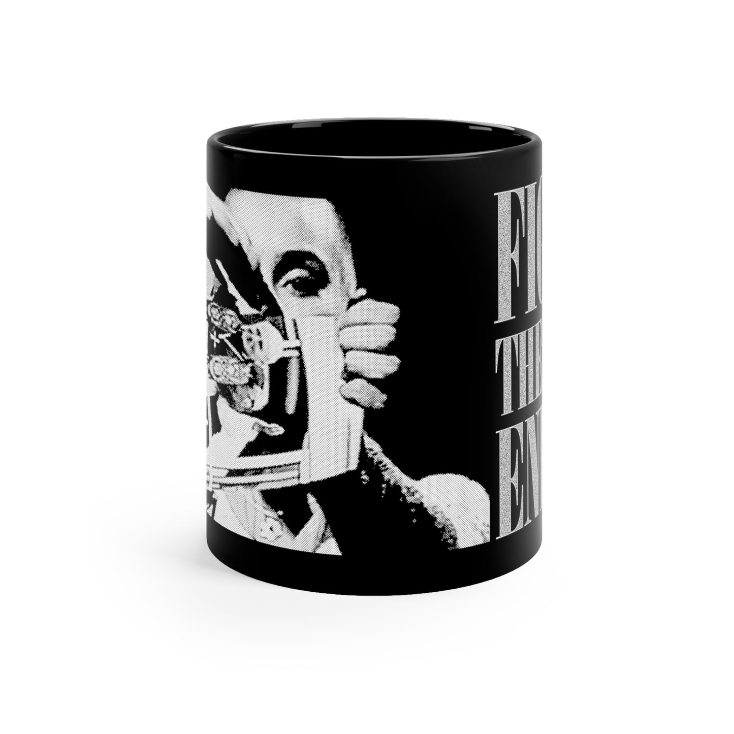 Sinéad O'Connor "Fight The Real Enemy" 11oz Black Mug