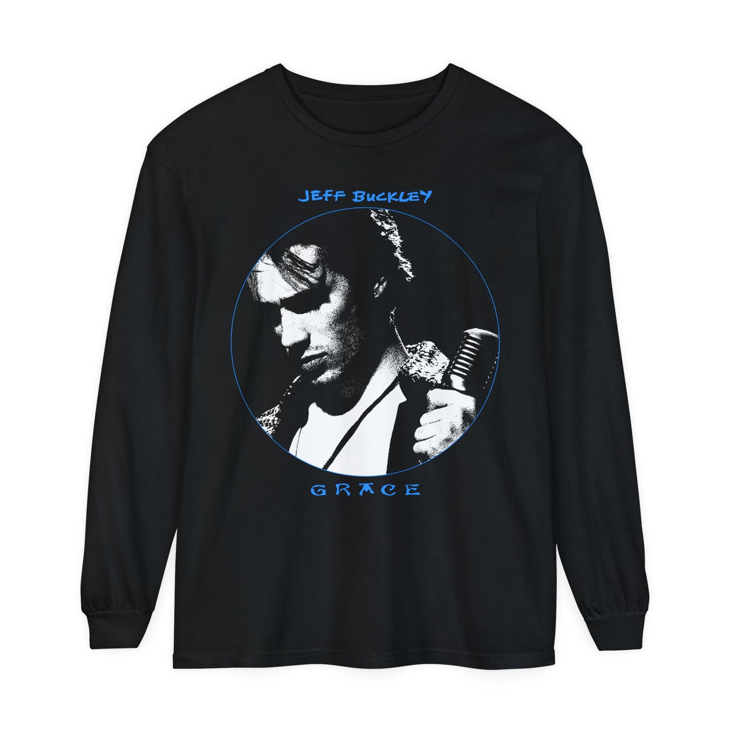 Jeff Buckley "Grace" Garment-Dyed Long Sleeve T-Shirt