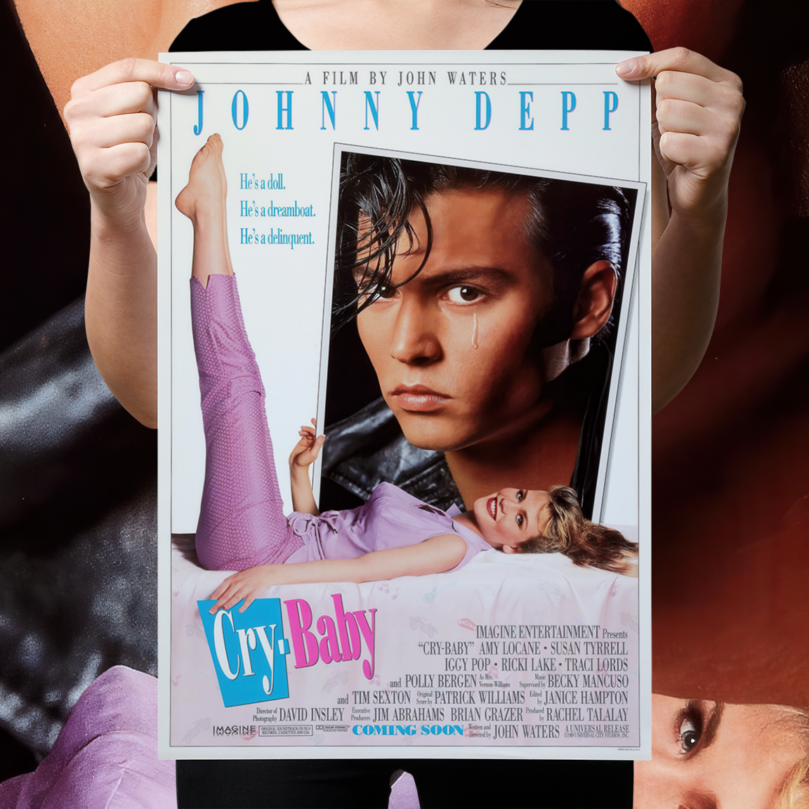 Cry-Baby "U.S. One Sheet" Poster Reprint