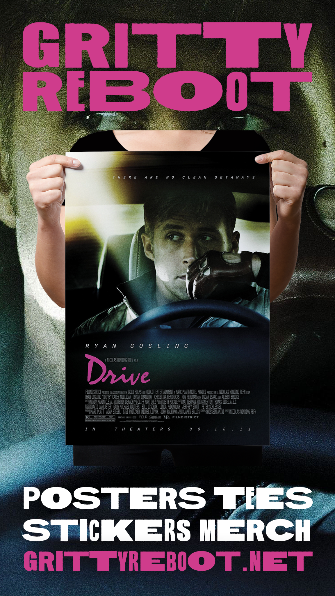 Drive "U.S. One Sheet" Poster Reprint