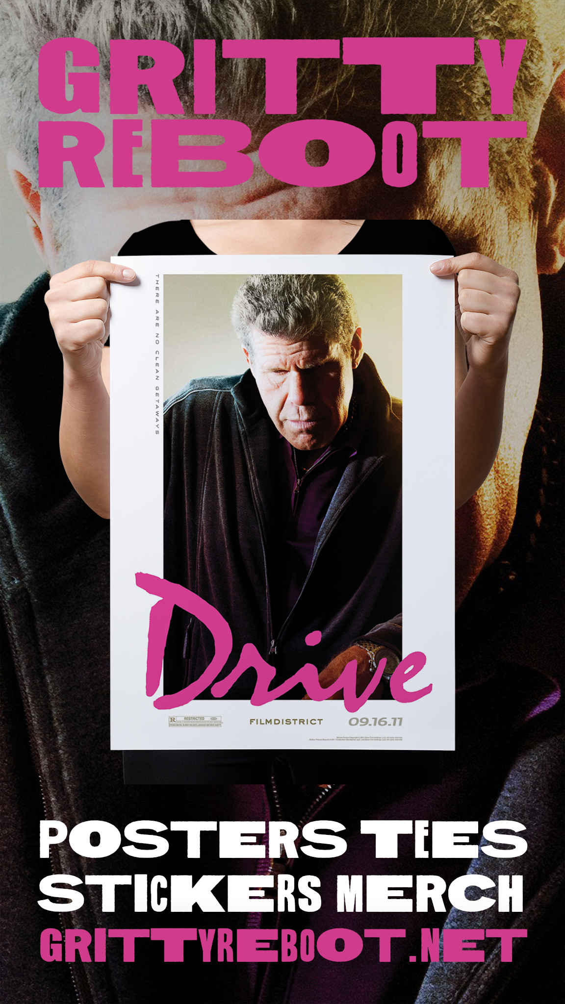 Drive "Portrait: Nino Izzy Paolozzi" Poster Reprint