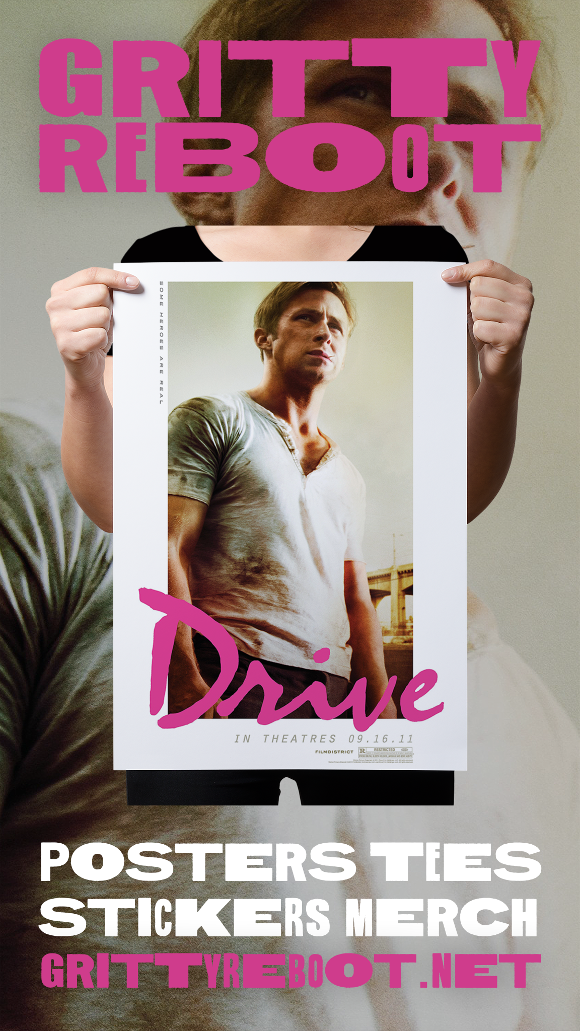 Drive "Portrait: The Driver" Poster Reprint