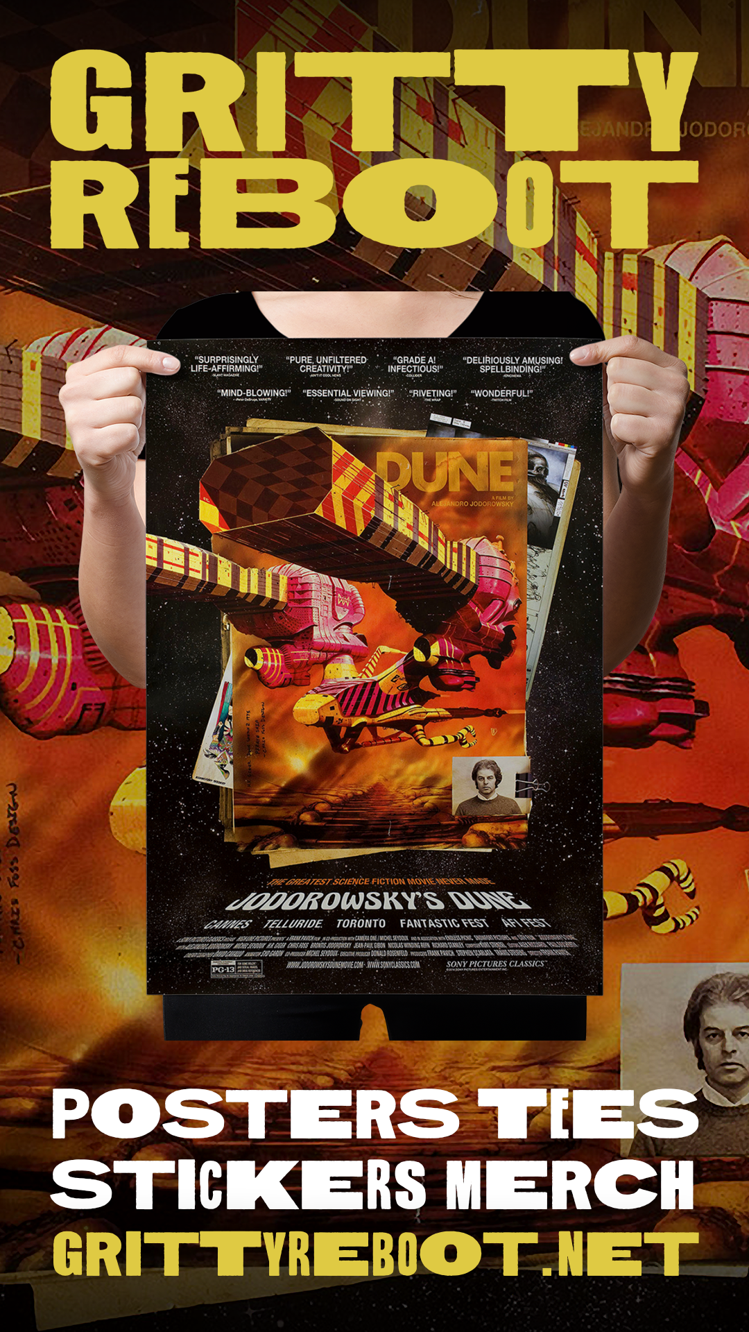 Jodorowsky's Dune "U.S. Onesheet" Poster Reprint