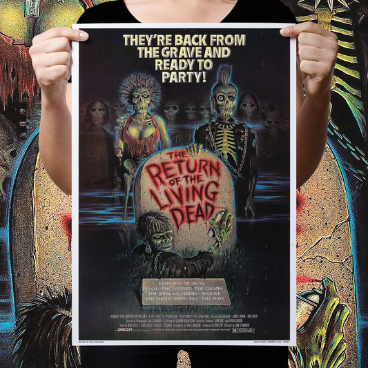 Return Of The Living Dead "U.S. One Sheet" Poster Reprint