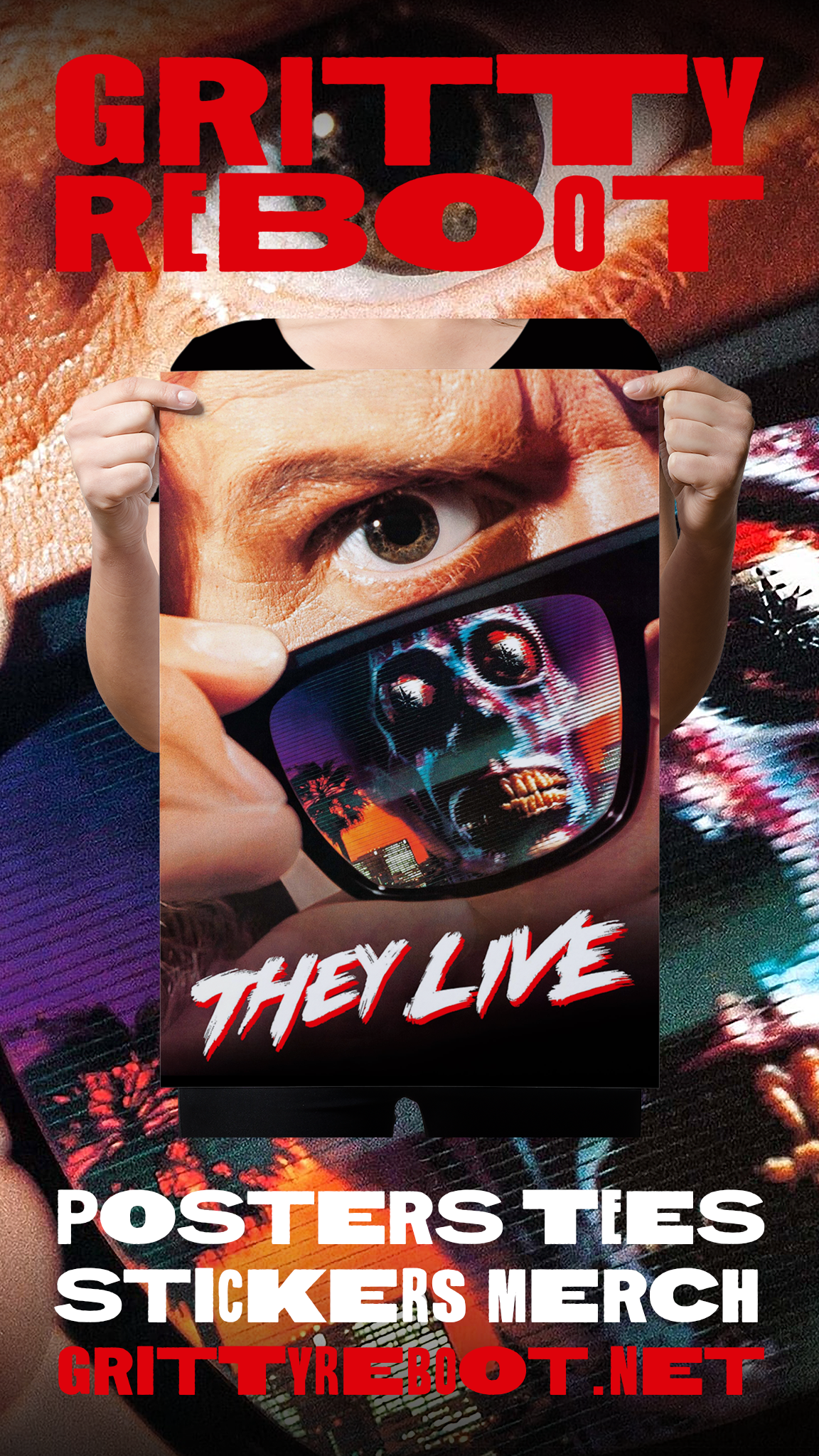 They Live "U.S. One Sheet" Poster Reprint