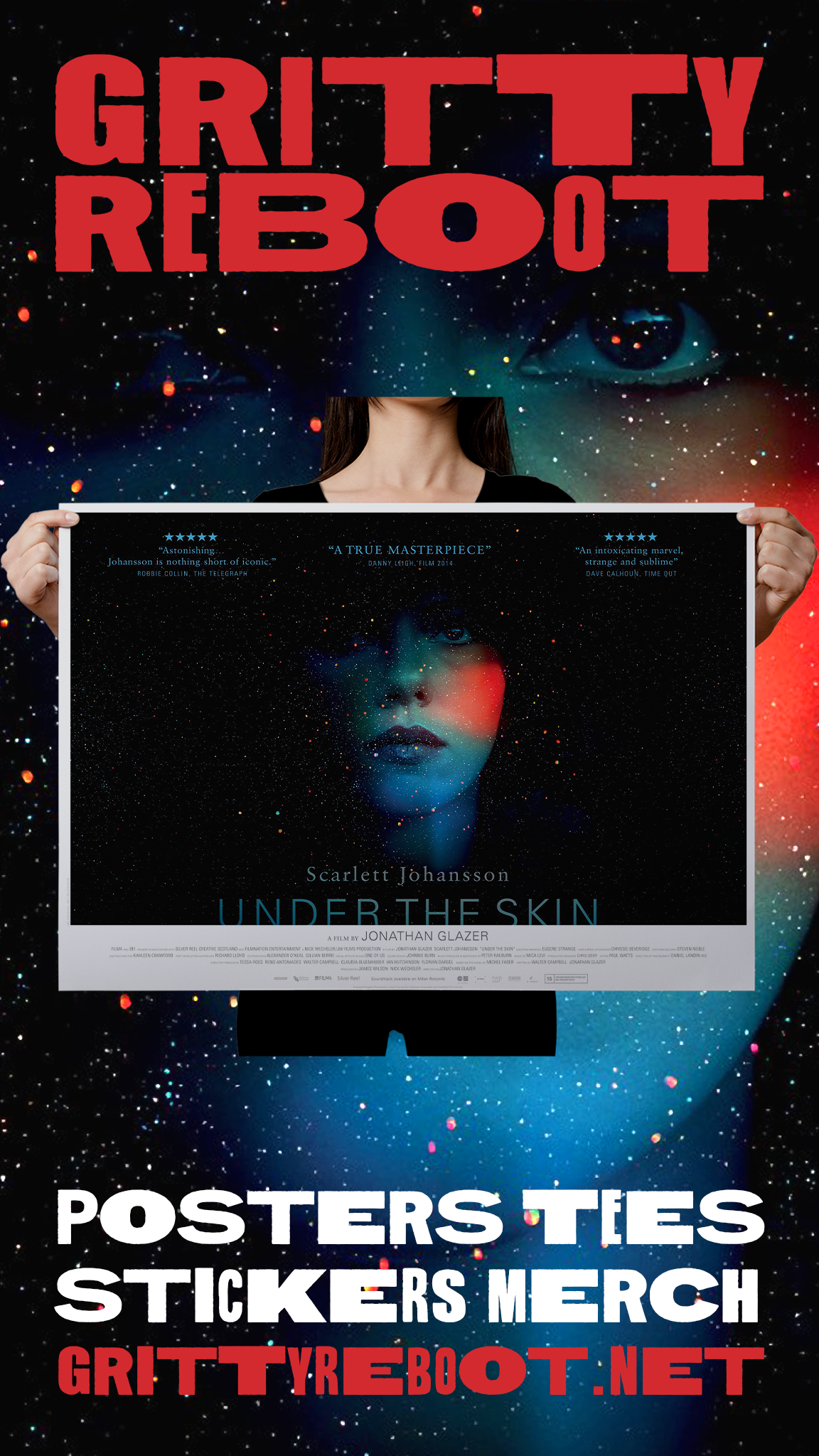 Under The Skin "U.S. One Sheet" Poster Reprint