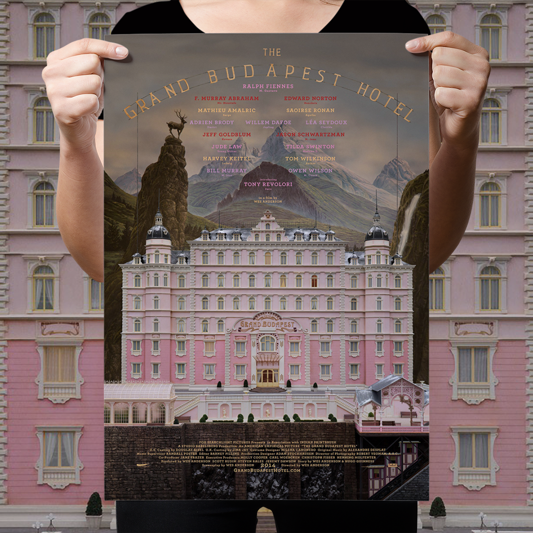 The Grand Budapest Hotel "U.S. One Sheet" Poster Reprint