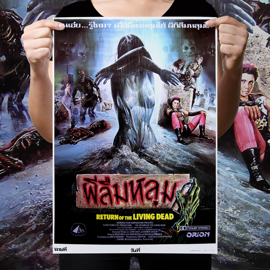 Return Of The Living Dead "Thai" Poster Reprint