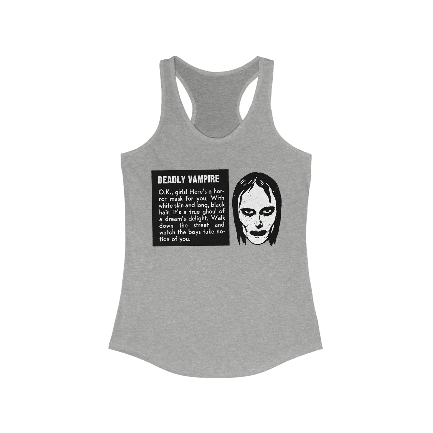 Deadly Vampire "True Ghoul" Women's Racerback Tank