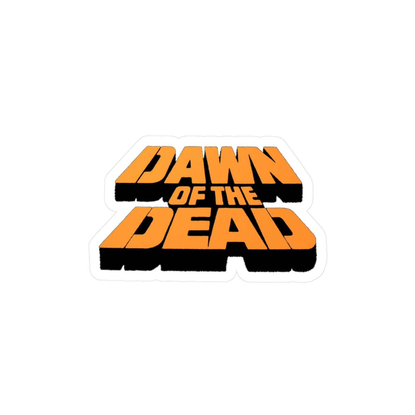 Dawn Of The Dead "Trailer Logo" Kiss-Cut Vinyl Decal