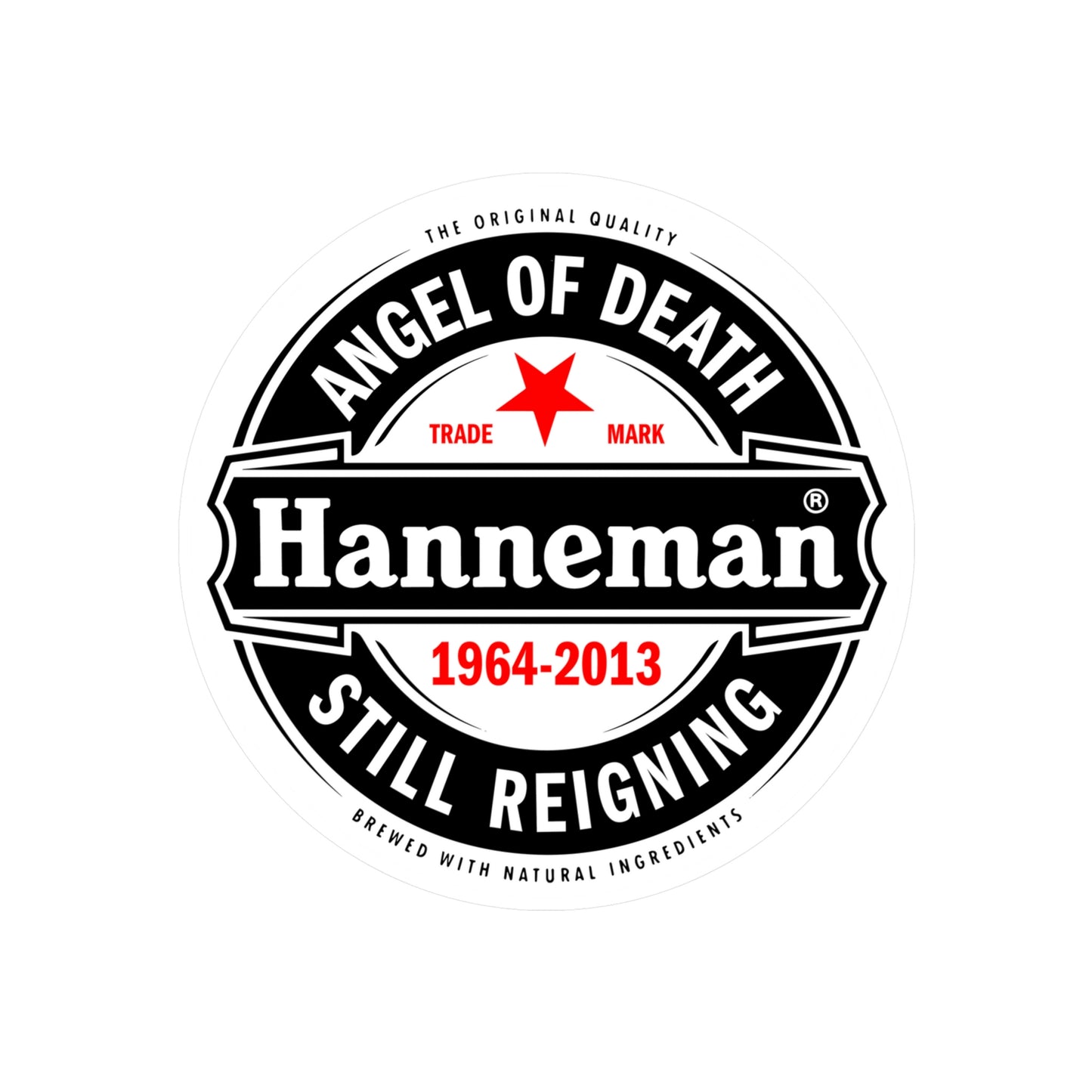 Slayer "Hanneman: Still Reigning" Kiss-Cut Vinyl Decal