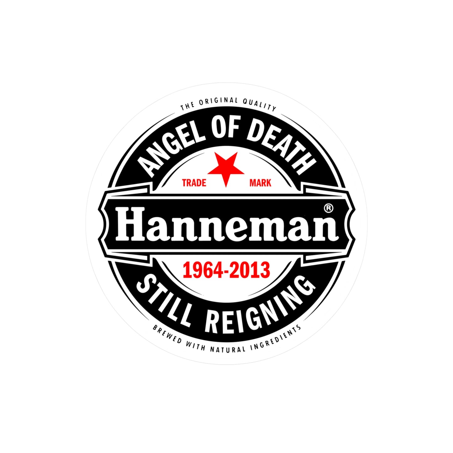 Slayer "Hanneman: Still Reigning" Kiss-Cut Vinyl Decal