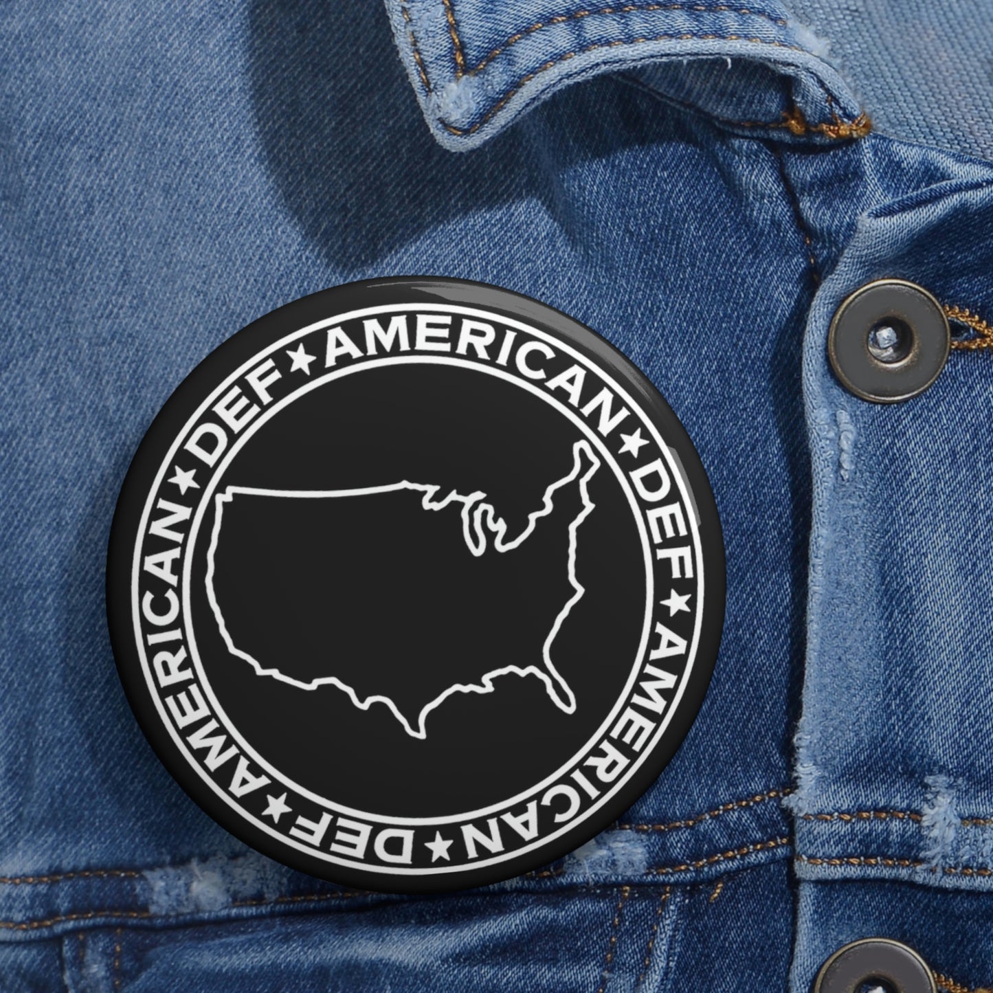 Def American "Logo" Pin