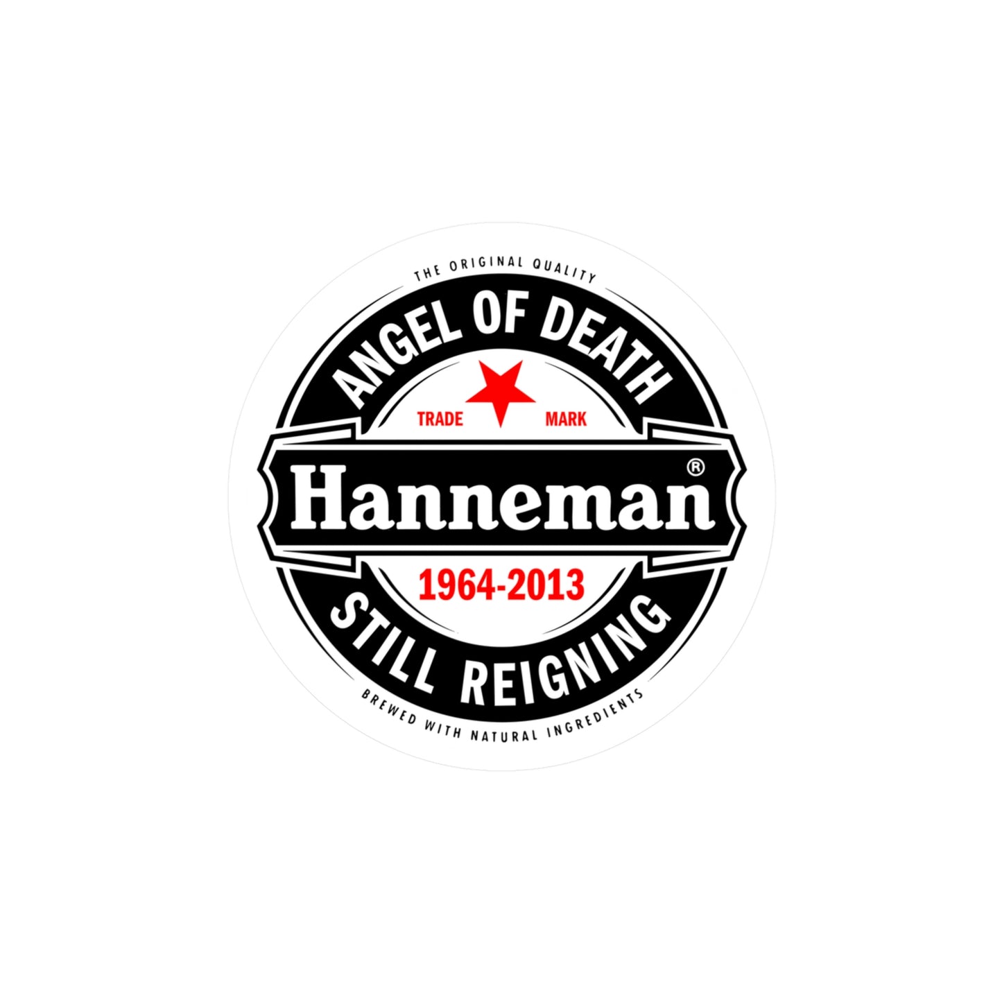 Slayer "Hanneman: Still Reigning" Kiss-Cut Vinyl Decal