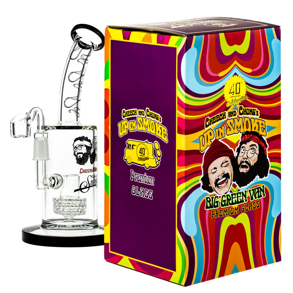 CHEECH & CHONG "Big Green Van" 10" Water Pipe