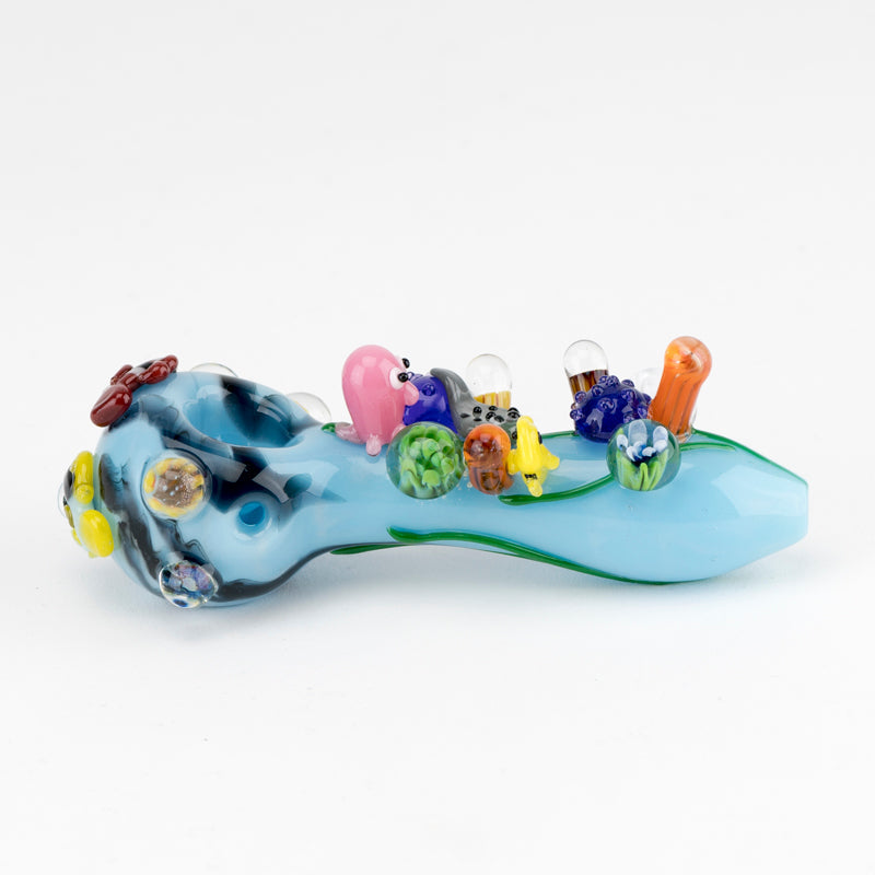 Empire Glassworks Great Barrier Reef Small Spoon Pipe