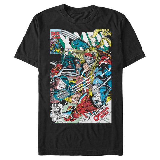 Men's Marvel Red Poster T-Shirt