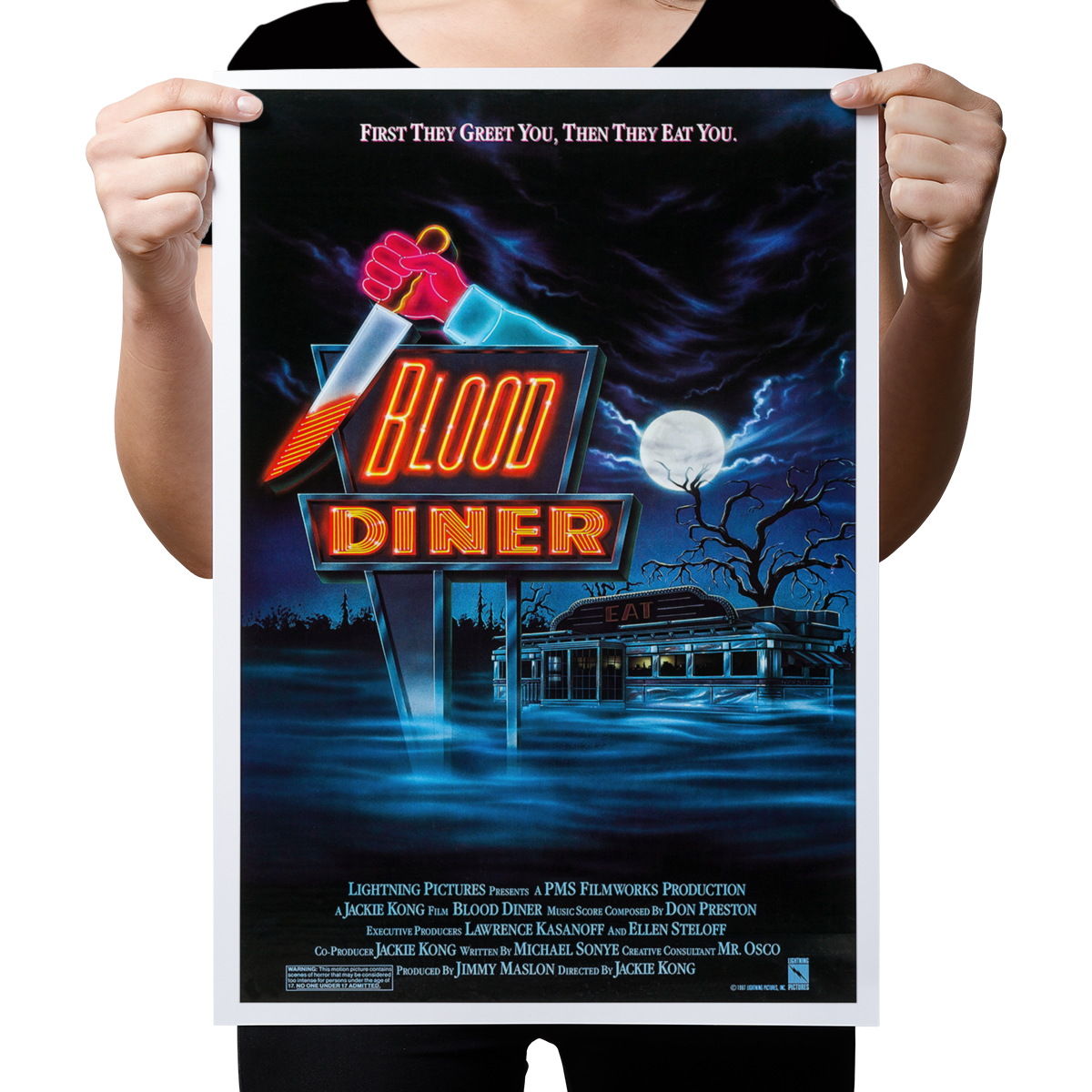 Blood Diner "U.S. One Sheet" Poster Reprint