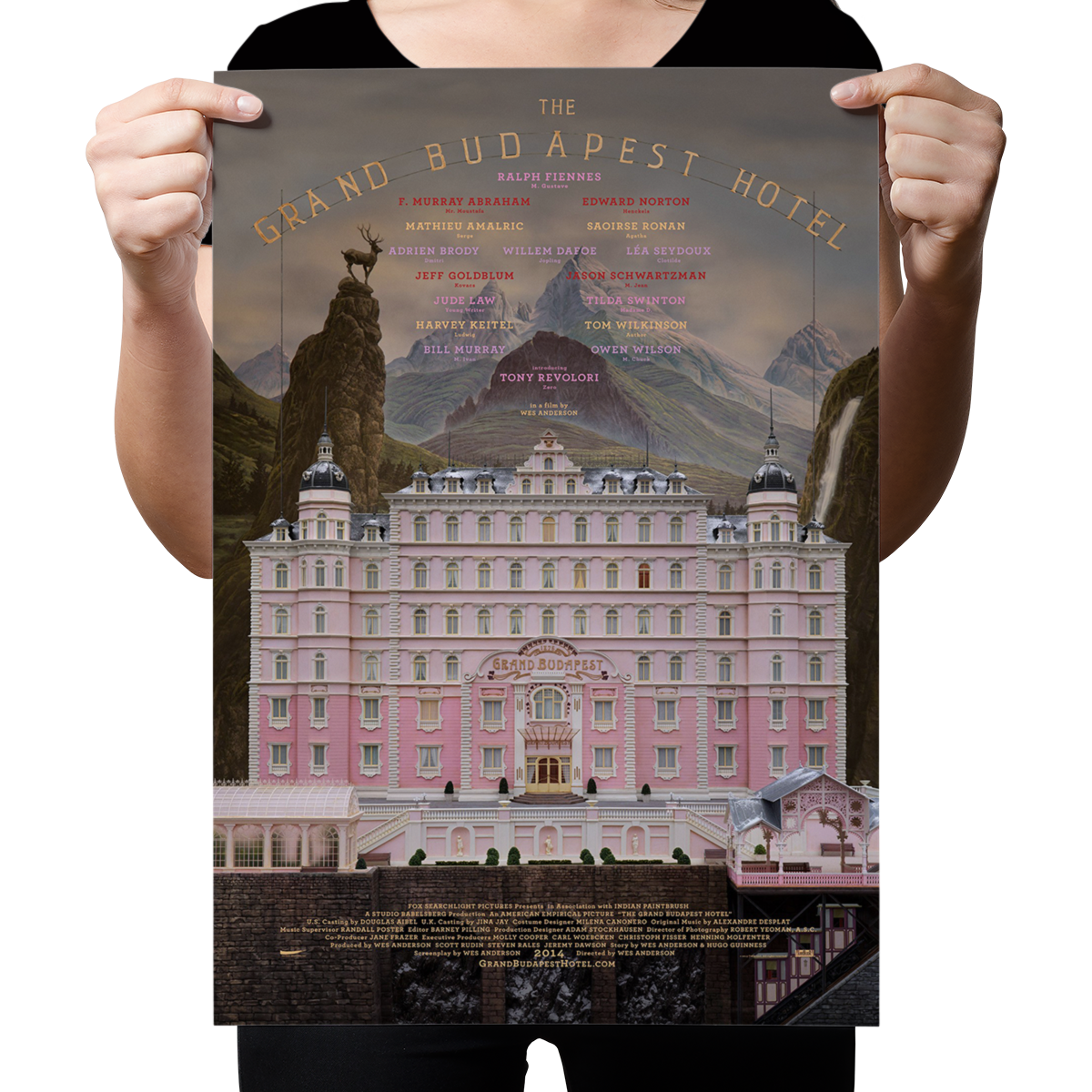 The Grand Budapest Hotel "U.S. One Sheet" Poster Reprint