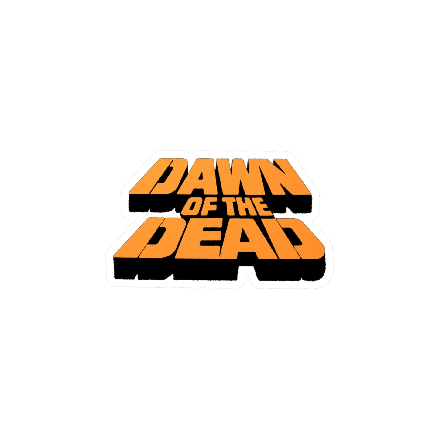 Dawn Of The Dead "Trailer Logo" Kiss-Cut Vinyl Decal